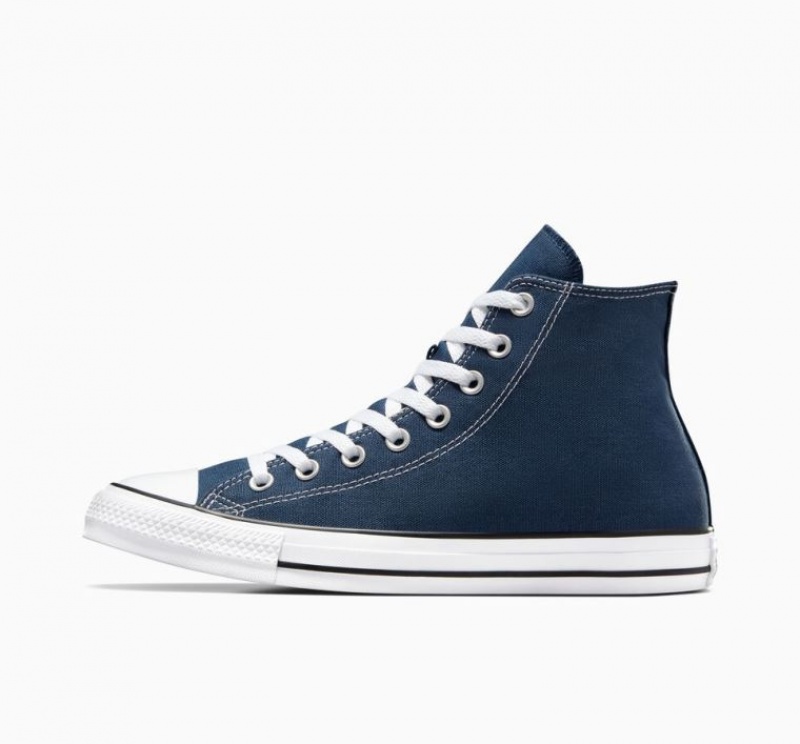 Navy Converse Chuck Taylor All Star Men's High Tops | NZ BIOVN1792