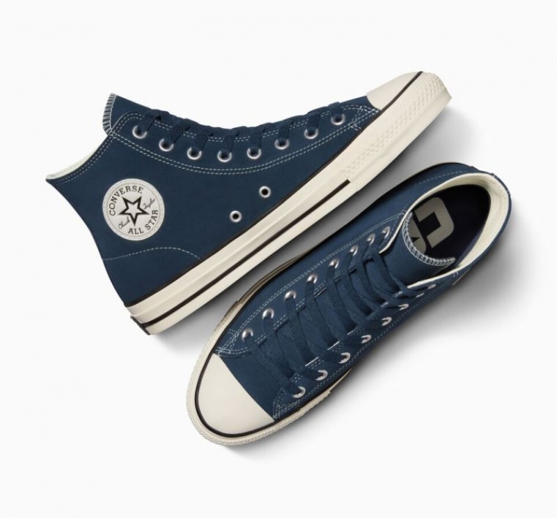 Navy Converse Chuck Taylor All Star Pro Suede Women's Skate Shoes | NZ BCYSU1632