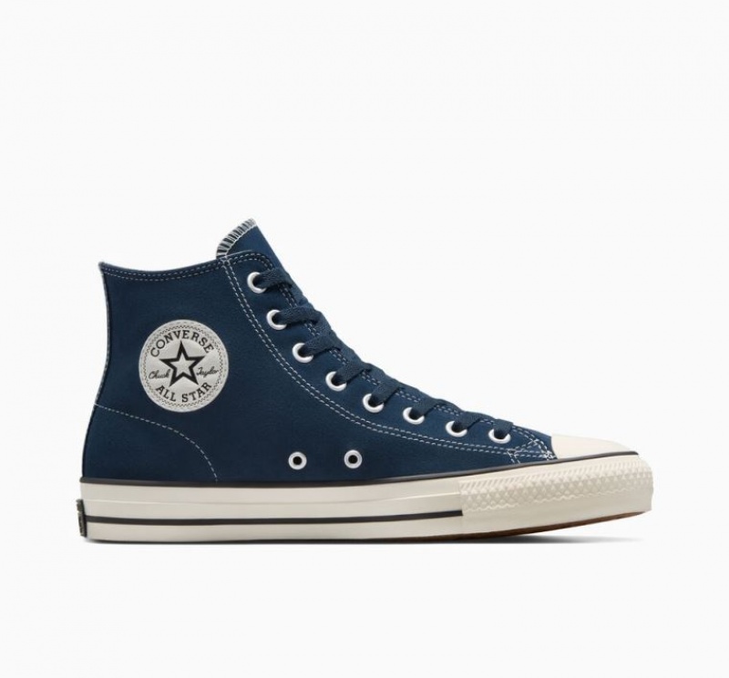 Navy Converse Chuck Taylor All Star Pro Suede Women\'s Skate Shoes | NZ BCYSU1632