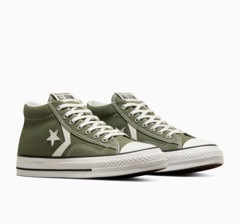 Olive Converse Star Player 76 Men's Sneakers | NZ QKMFC9067