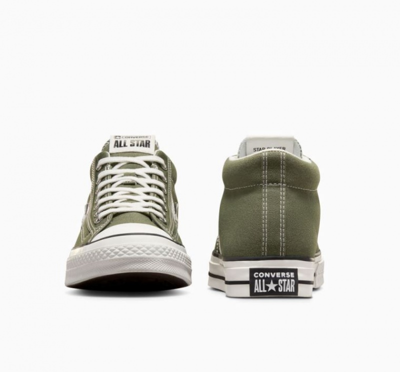 Olive Converse Star Player 76 Men's Sneakers | NZ QKMFC9067