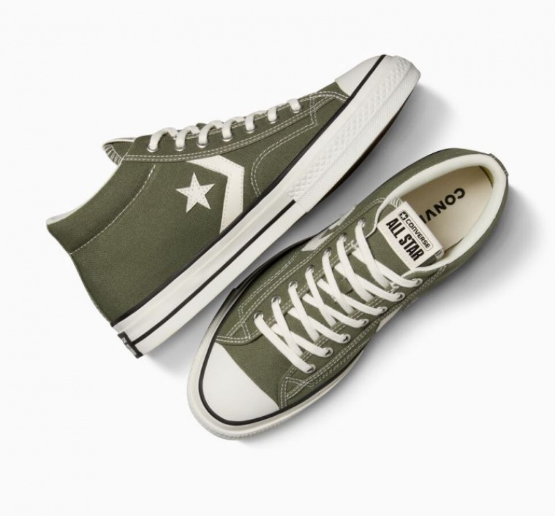 Olive Converse Star Player 76 Men's Sneakers | NZ QKMFC9067