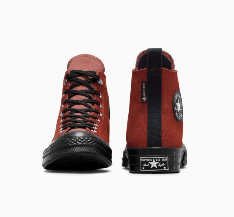 Orange Converse Chuck 70 Gore-tex Men's High Tops | NZ JVGZP8365