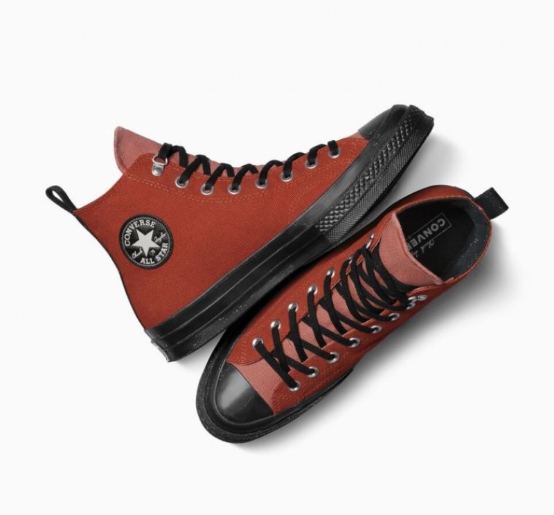 Orange Converse Chuck 70 Gore-tex Men's High Tops | NZ JVGZP8365