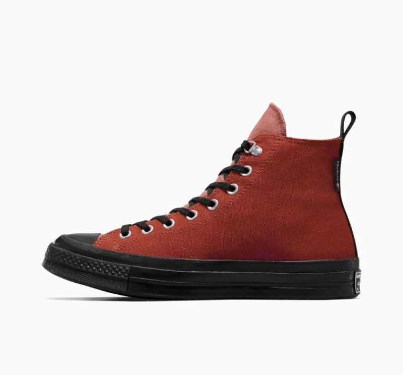 Orange Converse Chuck 70 Gore-tex Men's High Tops | NZ JVGZP8365