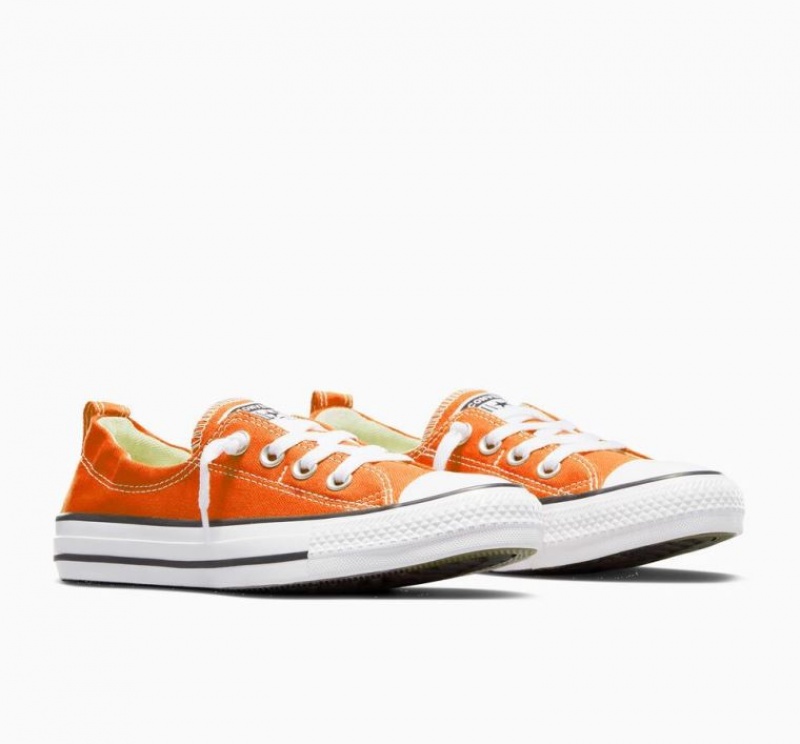 Orange Converse Chuck Taylor All Star Shoreline Slip Women's Low Tops | NZ ICVHE4385