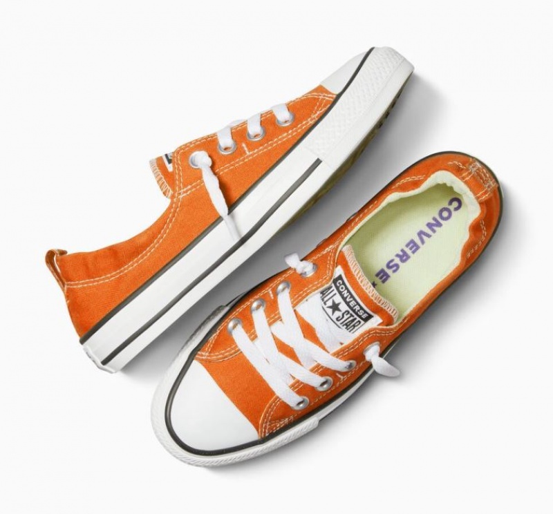 Orange Converse Chuck Taylor All Star Shoreline Slip Women's Low Tops | NZ ICVHE4385