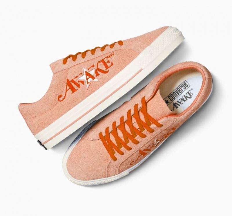 Orange Converse X Awake NY One Star Pro Men's Low Tops | NZ JPMEY3810