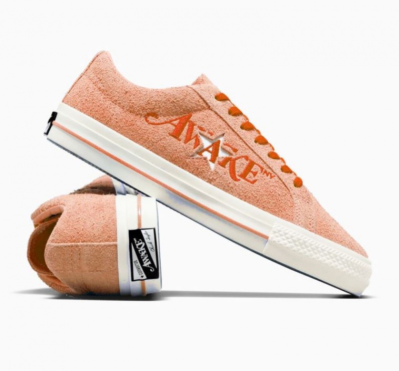 Orange Converse X Awake NY One Star Pro Men's Low Tops | NZ JPMEY3810