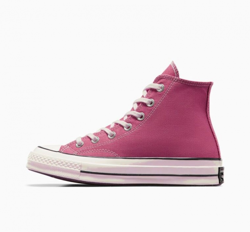 Pink Converse Chuck 70 Canvas Men's High Tops | NZ IJDQH5904