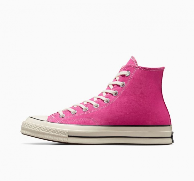 Pink Converse Chuck 70 Canvas Men's High Tops | NZ RQZTE9368