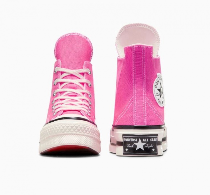 Pink Converse Chuck 70 Plus Women's High Tops | NZ PTOEJ1428