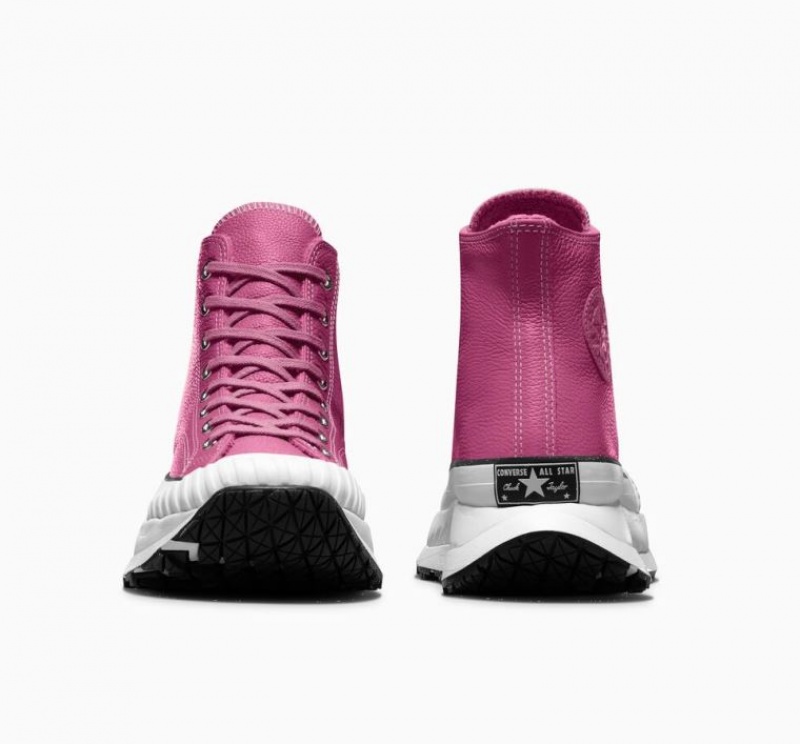 Pink Converse Chuck Taylor 70 At-cx Leather Women's High Tops | NZ DCLGT0315