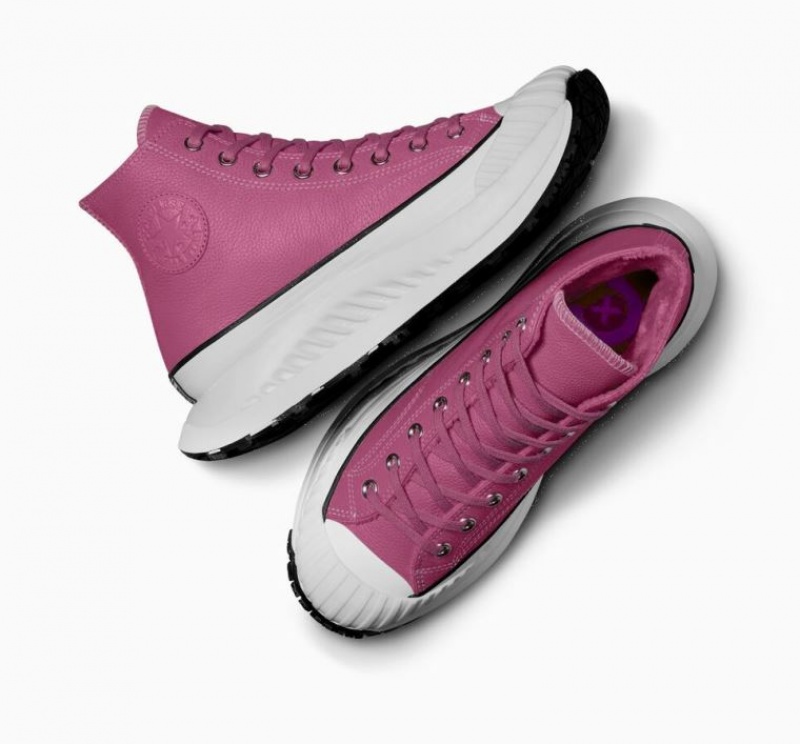 Pink Converse Chuck Taylor 70 At-cx Leather Women's High Tops | NZ DCLGT0315