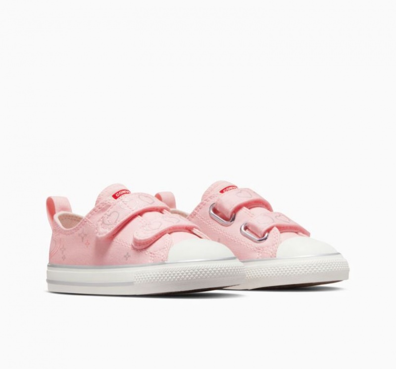 Pink Converse Chuck Taylor All Star Easy On Kids' Low Tops | NZ PRDNB0613