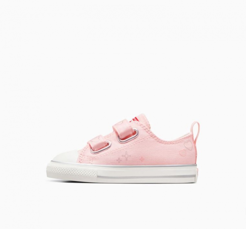 Pink Converse Chuck Taylor All Star Easy On Kids' Low Tops | NZ PRDNB0613