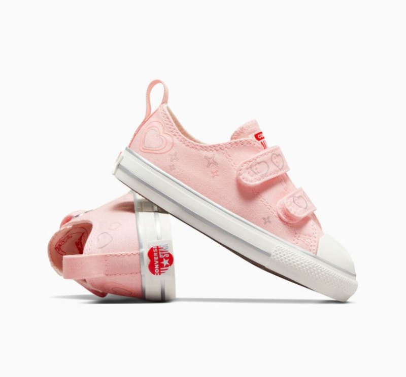 Pink Converse Chuck Taylor All Star Easy On Kids' Low Tops | NZ PRDNB0613