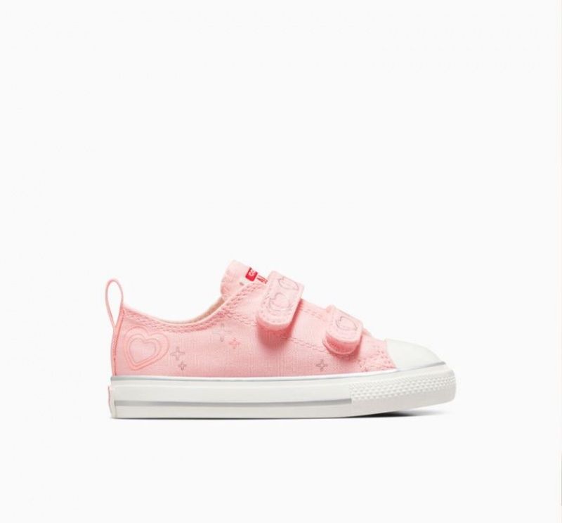 Pink Converse Chuck Taylor All Star Easy On Kids\' Low Tops | NZ PRDNB0613