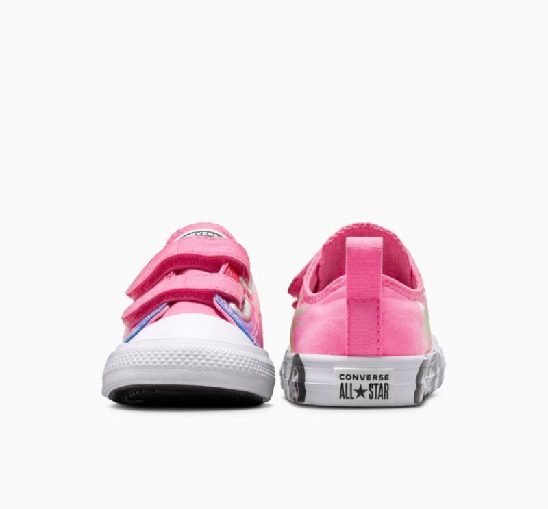 Pink Converse Chuck Taylor All Star Easy-on Cars Kids' Low Tops | NZ NGVUL8195