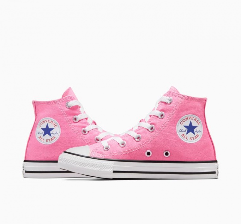 Pink Converse Chuck Taylor All Star Kids' High Tops | NZ DZTCG8761