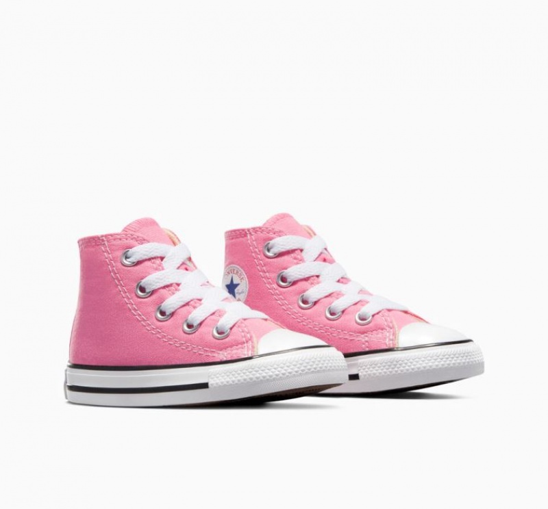 Pink Converse Chuck Taylor All Star Kids' High Tops | NZ QBPGX9271