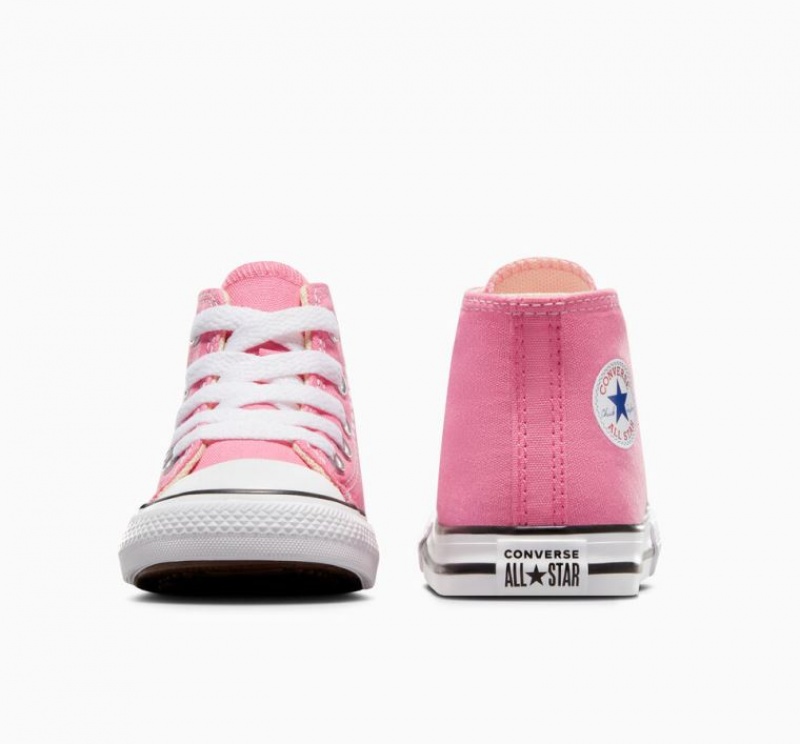 Pink Converse Chuck Taylor All Star Kids' High Tops | NZ QBPGX9271