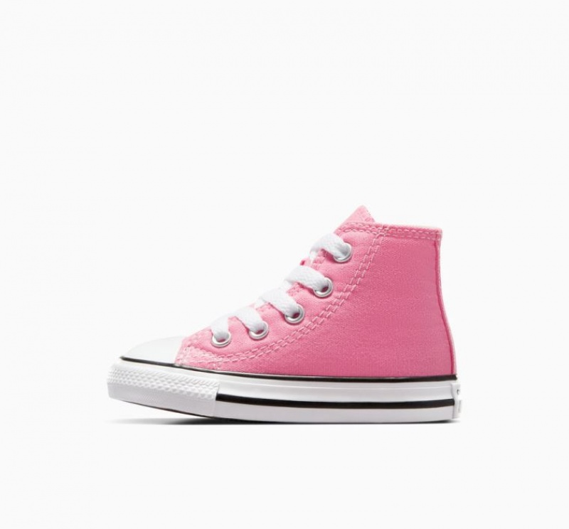 Pink Converse Chuck Taylor All Star Kids' High Tops | NZ QBPGX9271