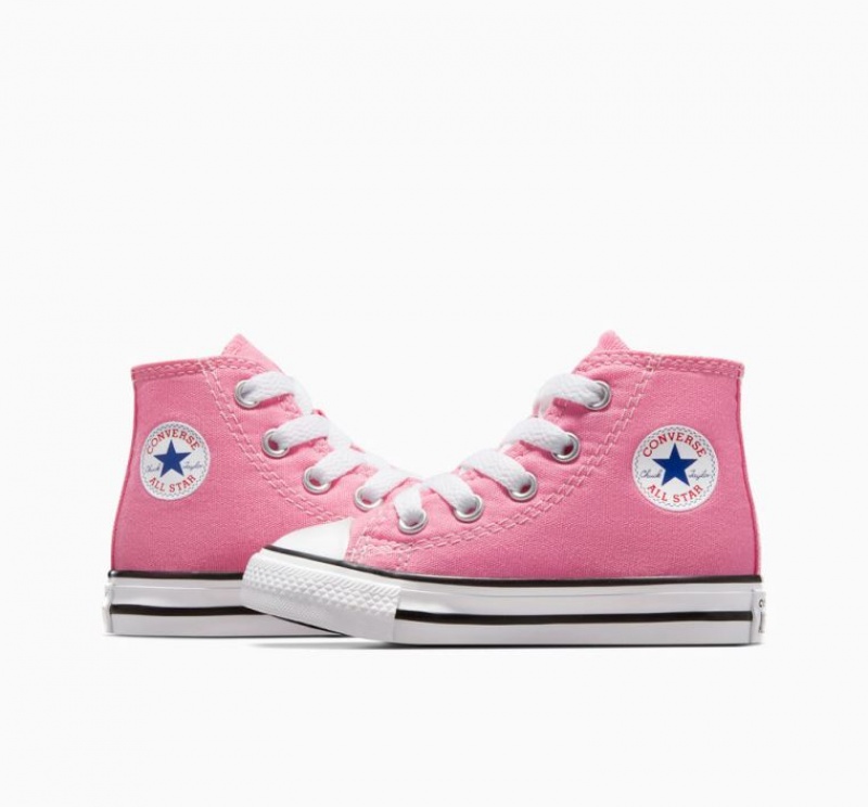 Pink Converse Chuck Taylor All Star Kids' High Tops | NZ QBPGX9271