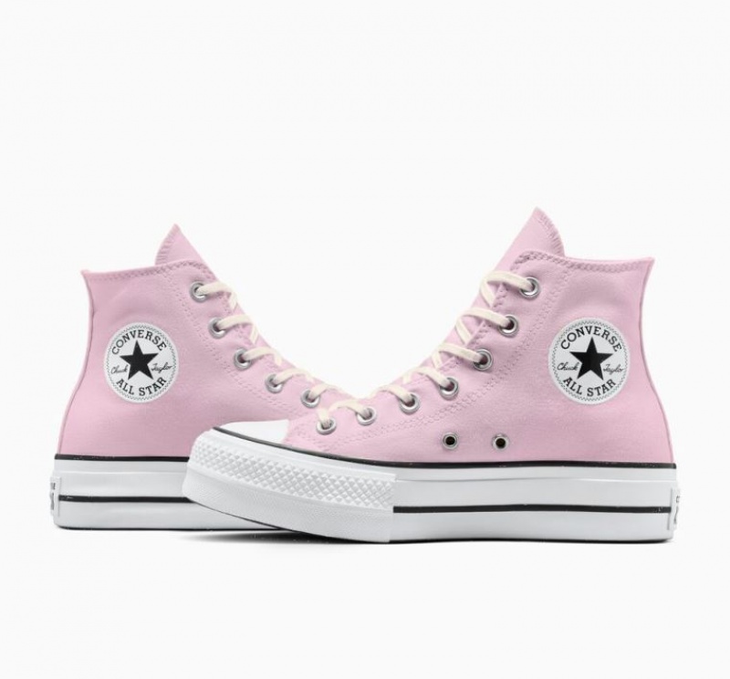 Pink Converse Chuck Taylor All Star Lift Women's Platform Sneakers | NZ IHUTN8192