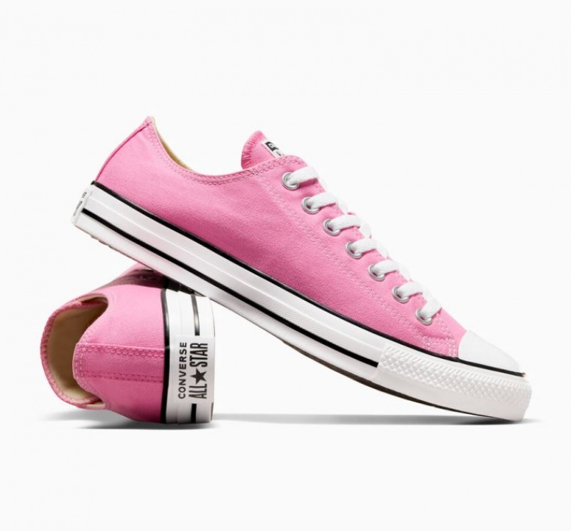 Pink Converse Chuck Taylor All Star Men's Low Tops | NZ UMGIL1983