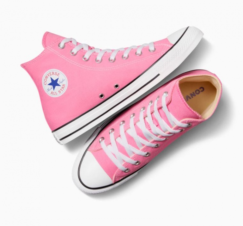 Pink Converse Chuck Taylor All Star Men's High Tops | NZ BRVWL5286