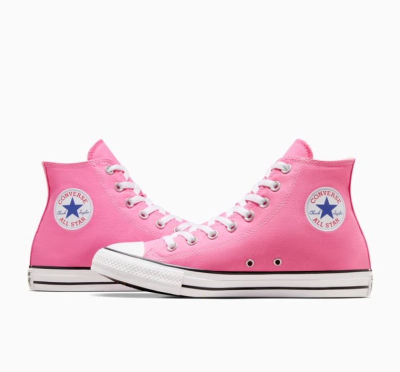 Pink Converse Chuck Taylor All Star Men's High Tops | NZ BRVWL5286