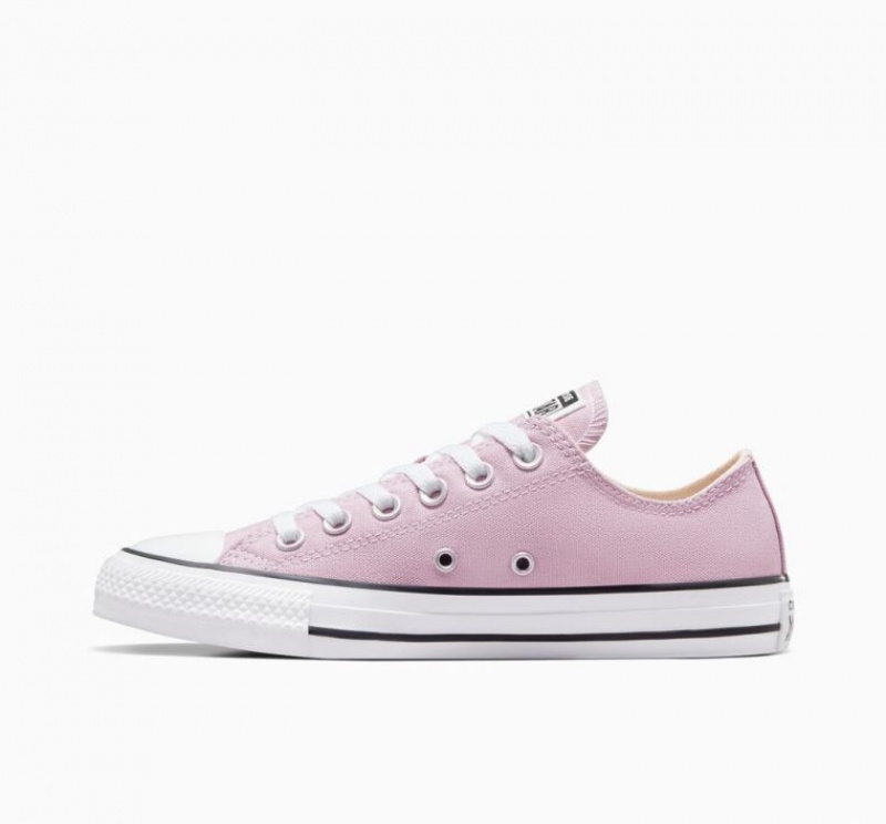 Pink Converse Chuck Taylor All Star Seasonal Color Women's Low Tops | NZ LHYSP3452