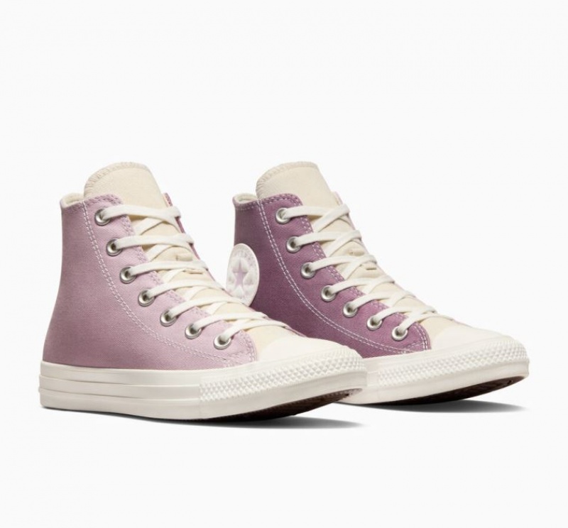 Pink Converse Chuck Taylor All Star Tri-color Women's High Tops | NZ XJUAI3608