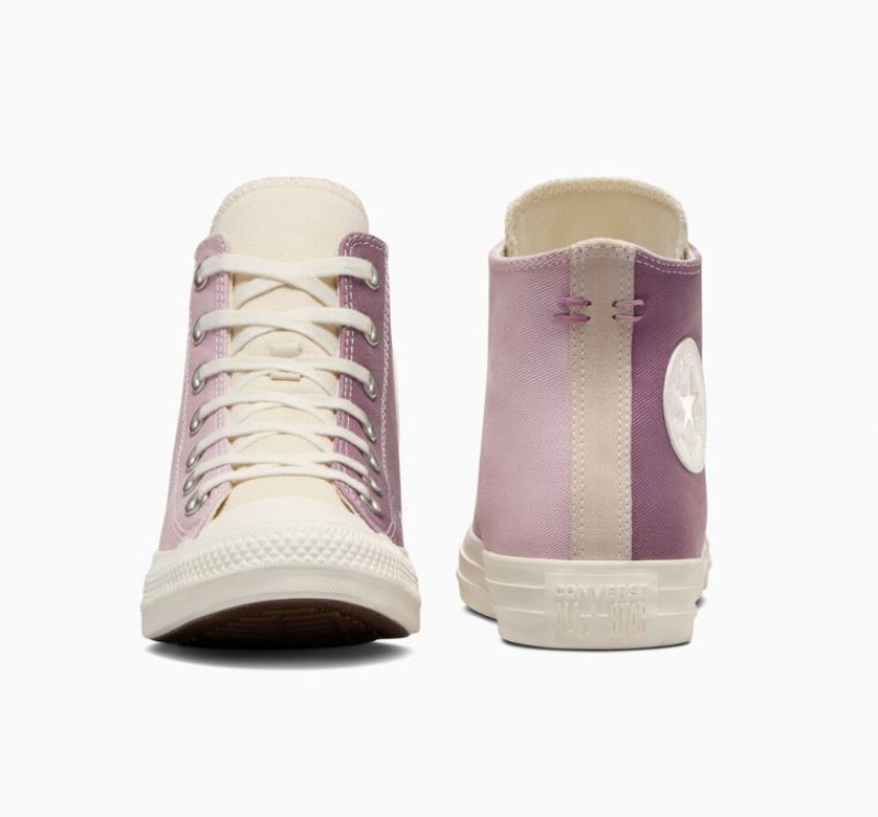 Pink Converse Chuck Taylor All Star Tri-color Women's High Tops | NZ XJUAI3608