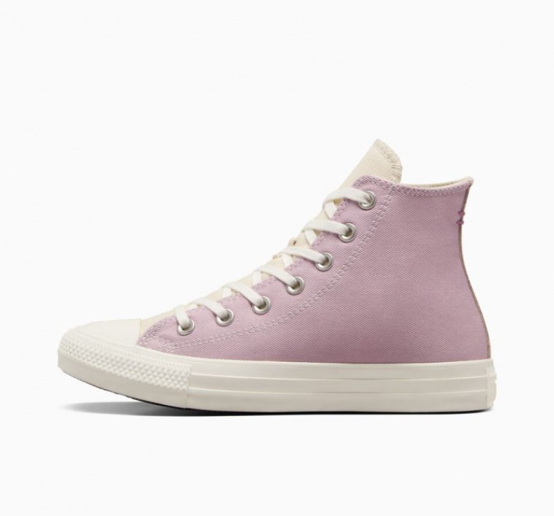 Pink Converse Chuck Taylor All Star Tri-color Women's High Tops | NZ XJUAI3608