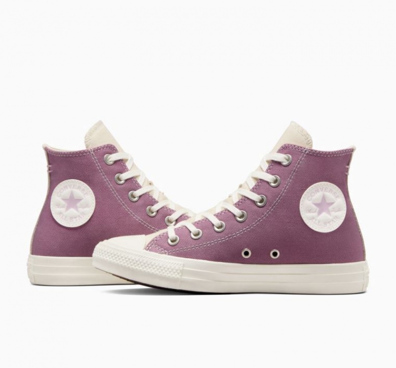 Pink Converse Chuck Taylor All Star Tri-color Women's High Tops | NZ XJUAI3608