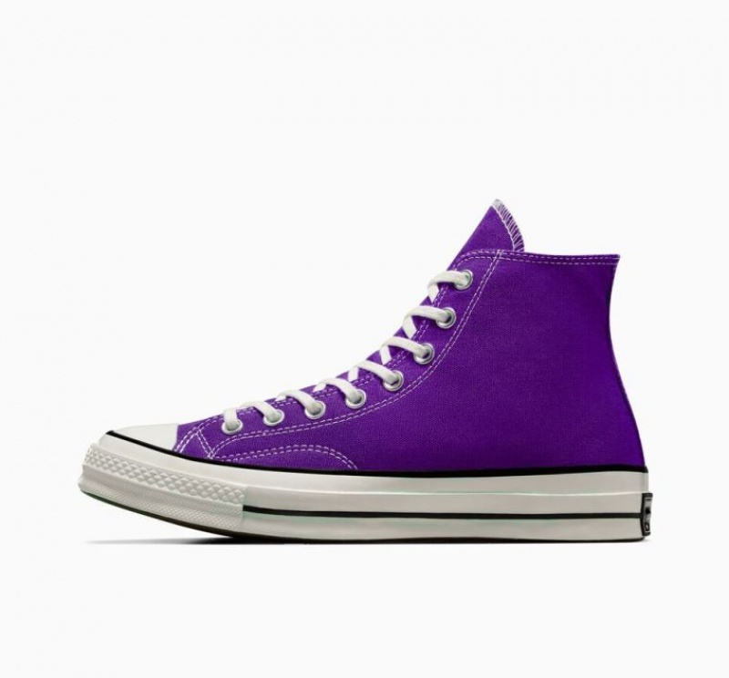 Purple Converse Chuck 70 Canvas Men's High Tops | NZ UJKFB2476