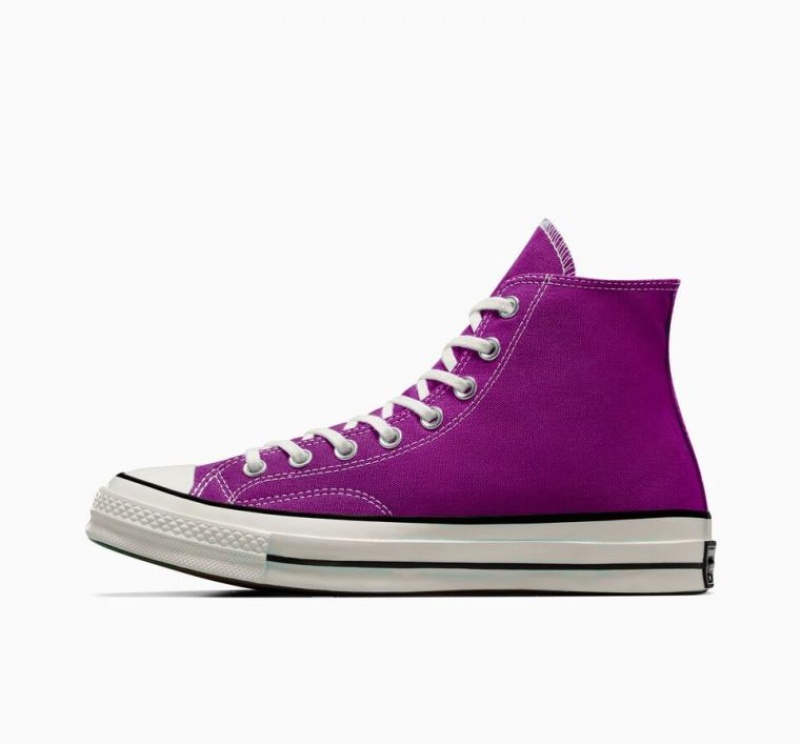 Purple Converse Chuck 70 Canvas Men's High Tops | NZ EOBPU5942