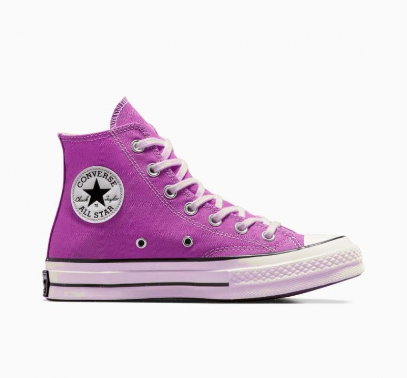 Purple Converse Chuck 70 Canvas Women\'s High Tops | NZ RVIST7249