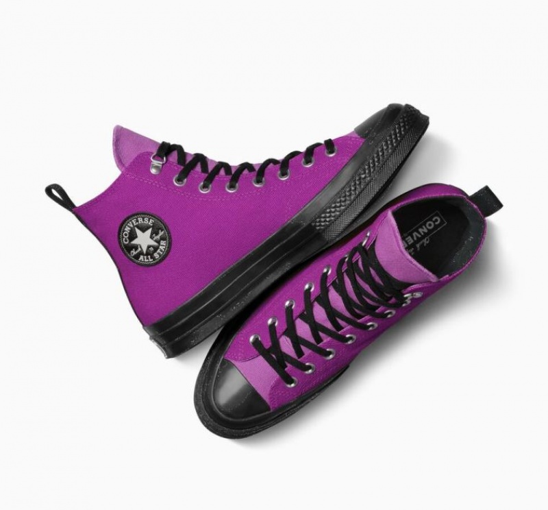 Purple Converse Chuck 70 Gore-tex Men's High Tops | NZ XHUJS8265