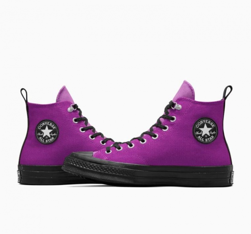 Purple Converse Chuck 70 Gore-tex Men's High Tops | NZ XHUJS8265