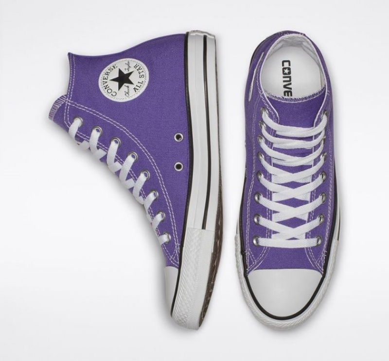 Purple Converse Chuck Taylor All Star Men's High Tops | NZ HTILC2937