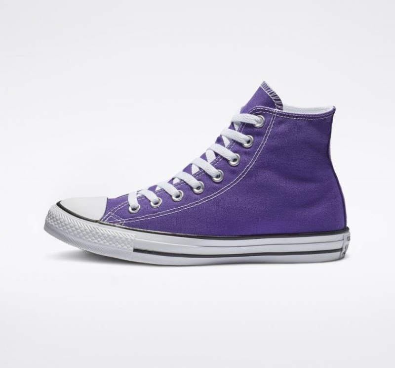 Purple Converse Chuck Taylor All Star Men's High Tops | NZ HTILC2937