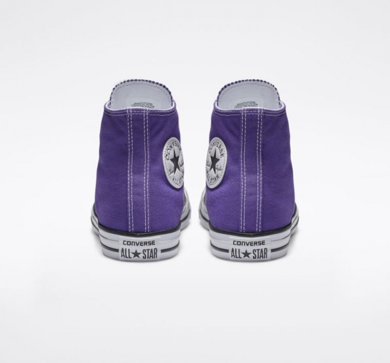 Purple Converse Chuck Taylor All Star Men's High Tops | NZ HTILC2937