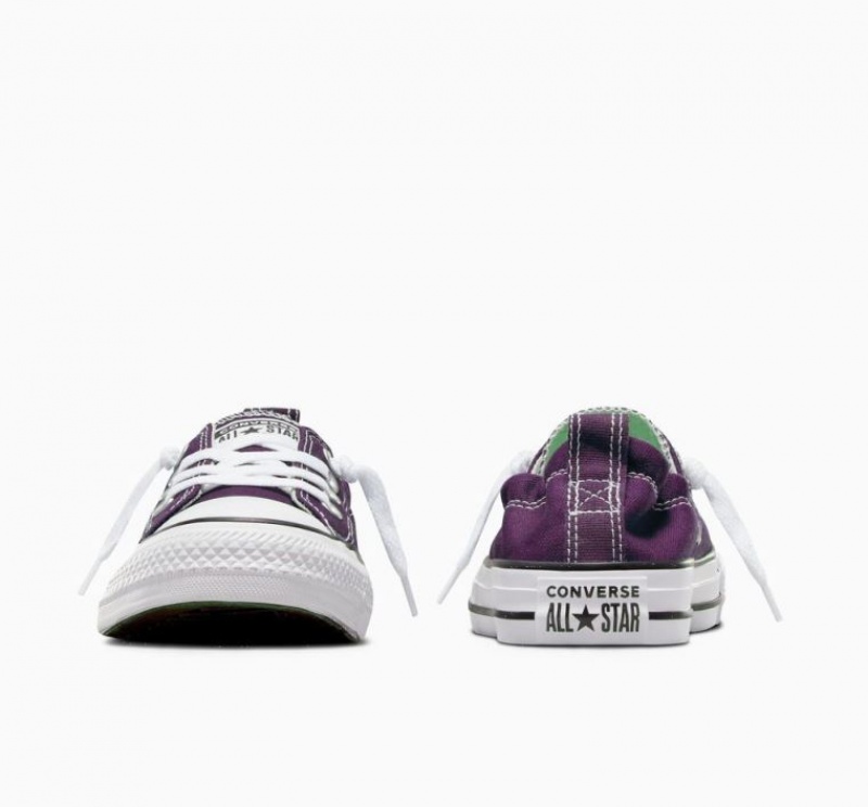 Purple Converse Chuck Taylor All Star Shoreline Slip Women's Low Tops | NZ UHKYT8094