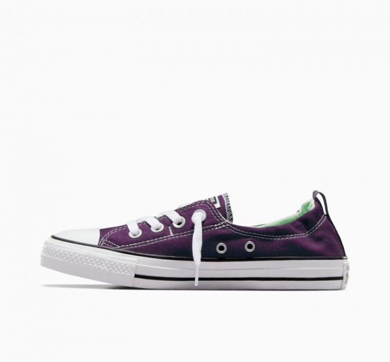 Purple Converse Chuck Taylor All Star Shoreline Slip Women's Low Tops | NZ UHKYT8094