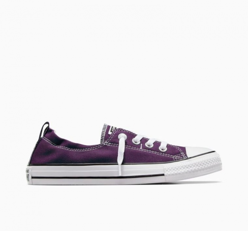 Purple Converse Chuck Taylor All Star Shoreline Slip Women\'s Low Tops | NZ UHKYT8094