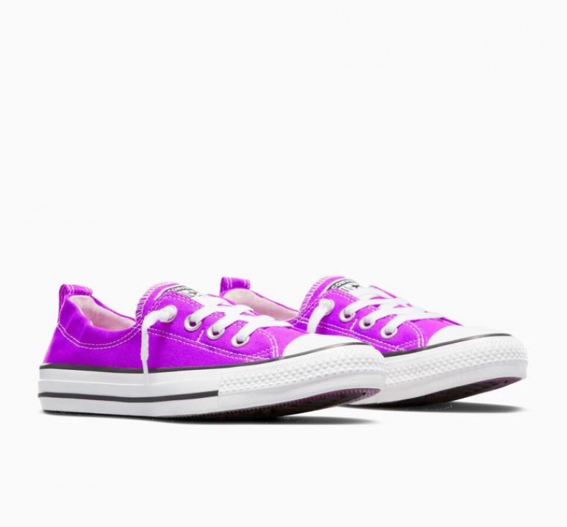 Purple Converse Chuck Taylor All Star Shoreline Slip Women's Low Tops | NZ EKTLW5149