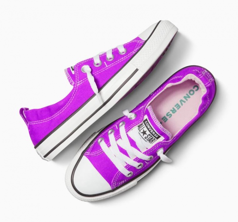 Purple Converse Chuck Taylor All Star Shoreline Slip Women's Low Tops | NZ EKTLW5149